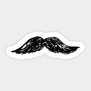 Moustache Sticker